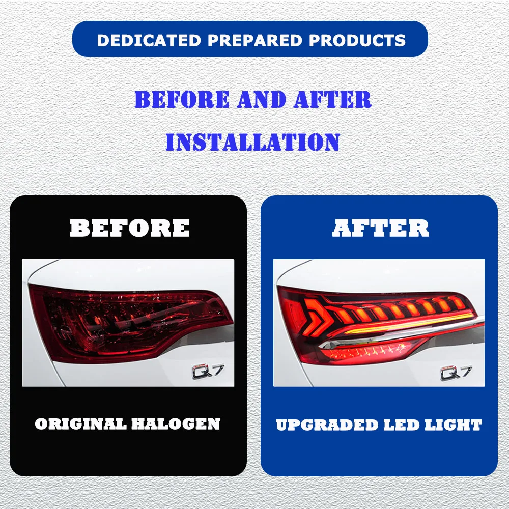 styling LED Through Tail Lights for AUDI Q7 10-15 new style full led DRL Car Taillights Assembly Signal Auto Accessories Lamp
styling LED Through Tail Lights for AUDI Q7 10-15 new style full led DRL Car Taillights Assembly Signal Auto Accessories Lamp