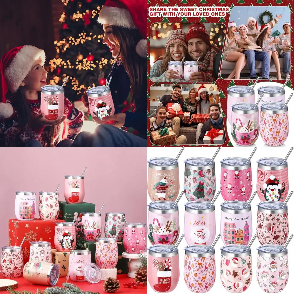 Набор рождественских бокалов из нержавеющей стали, 350 мл, с трубочкой и щеткой, дизайн «Дед Мороз и Олень», праздничные кружки для вечеринок
Набор рождественских бокалов из нержавеющей стали, 350 мл, с трубочкой и щеткой, дизайн «Дед Мороз и Олень», праздничные кружки для вечеринок