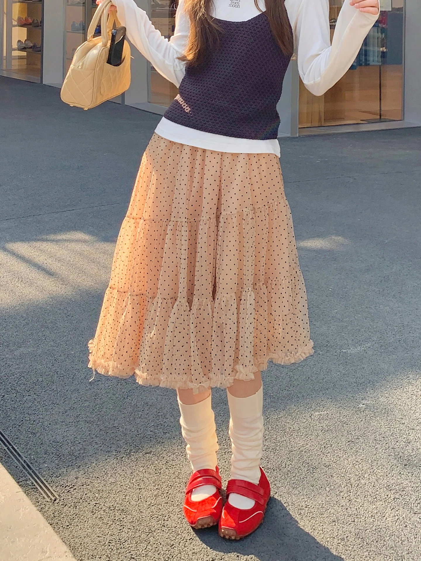 Sweet Polka Dot Half Skirt Women's Design Puffy Cake Skirt Slimming Casual Five-Quarter Skirts Polyester Fiber High Waist Pri...
Sweet Polka Dot Half Skirt Women's Design Puffy Cake Skirt Slimming Casual Five-Quarter Skirts Polyester Fiber High Waist Pri...