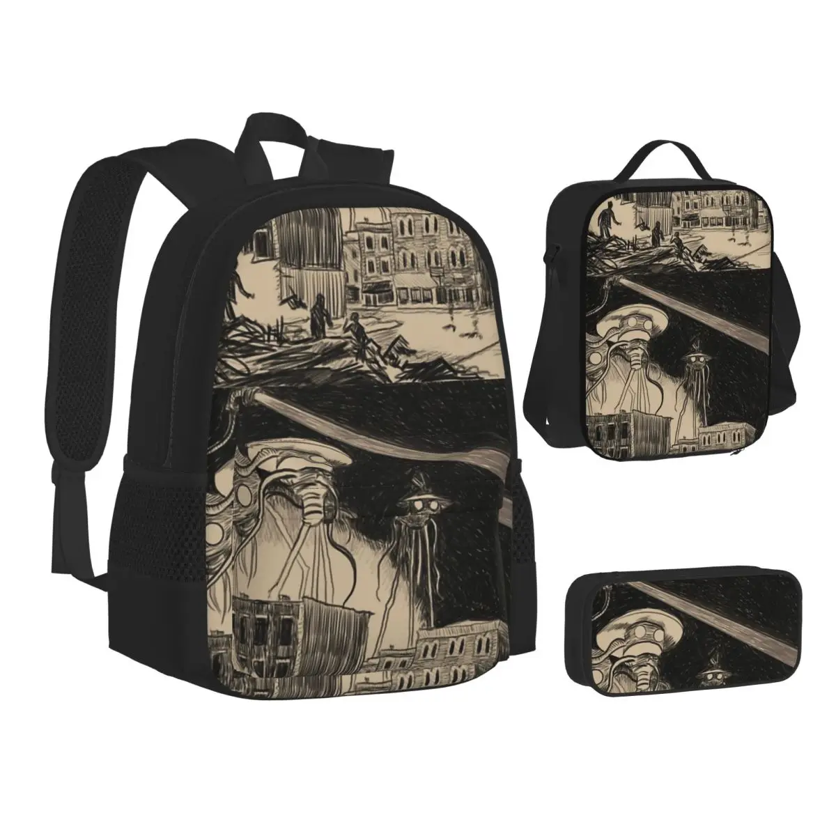 Central Business District Backpacks Boys Girls Bookbag Students School Bags Kids Rucksack Lunch Bag Pen Bag Three-Piece Set
Central Business District Backpacks Boys Girls Bookbag Students School Bags Kids Rucksack Lunch Bag Pen Bag Three-Piece Set