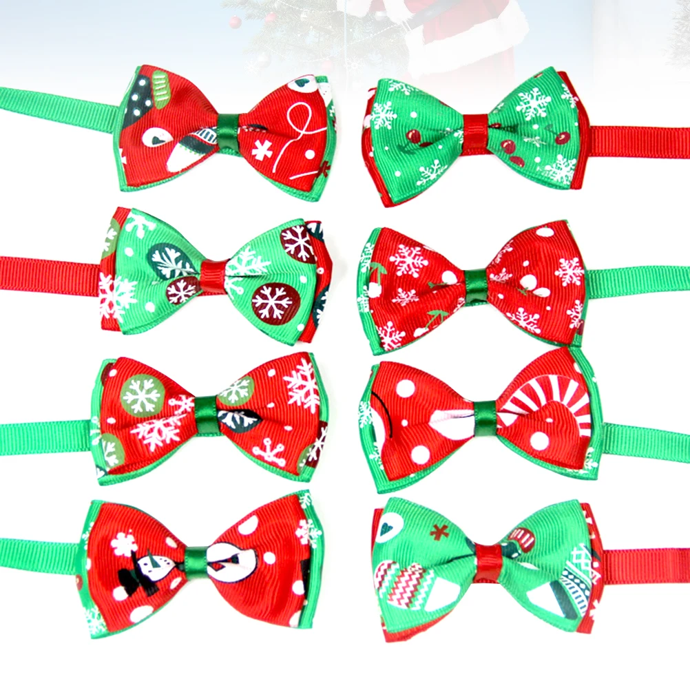 8pcs Bow Tie Necklace Set Christmas Collar Accessories for Pet Bow Tie Dog Adjustable Soft Durable Pet Supplies
8pcs Bow Tie Necklace Set Christmas Collar Accessories for Pet Bow Tie Dog Adjustable Soft Durable Pet Supplies