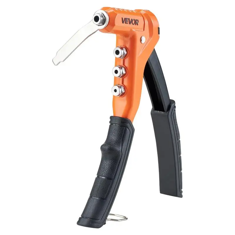Rivet Nut Tool Kit, 9-Inch One-Handed Rivnut Tool Kit, with 8 Mandrels, a Step Drill Bit and 80 Nuts, Metric and SAE Size M3, M4, M5, M6, 6-32, 8-32, 10-24, 1/4-20 UNC, with a Carrying Case
Rivet Nut Tool Kit, 9-Inch One-Handed Rivnut Tool Kit, with 8 Mandrels, a Step Drill Bit and 80 Nuts, Metric and SAE Size M3, M4, M5, M6, 6-32, 8-32, 10-24, 1/4-20 UNC, with a Carrying Case