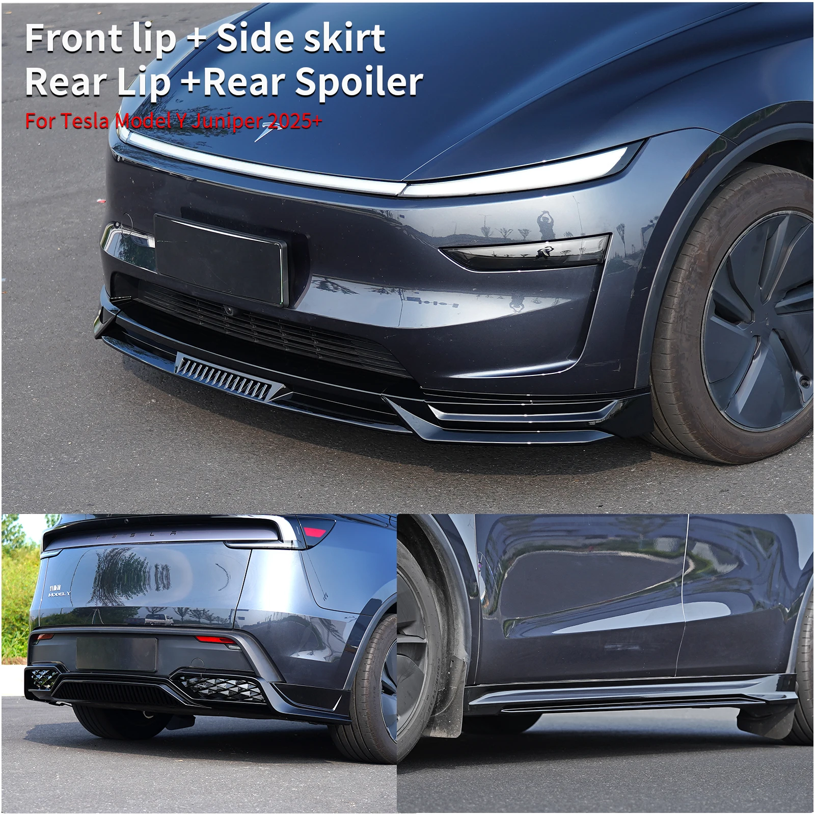 Car DC Body kit Front lip Side skirt Rear Lip Rear Spoiler Kit Body Bumper Exterior Accessories For Tesla Model Y Juniper 2025+
Car DC Body kit Front lip Side skirt Rear Lip Rear Spoiler Kit Body Bumper Exterior Accessories For Tesla Model Y Juniper 2025+