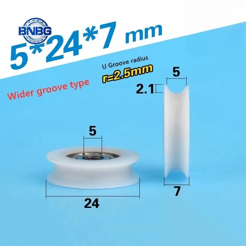 U groove Plastic coated bearing 625ZZ 5*24*7mm door window roller POM wheel nylon wrapped pulley Bore 5mm Diameter 24mm
U groove Plastic coated bearing 625ZZ 5*24*7mm door window roller POM wheel nylon wrapped pulley Bore 5mm Diameter 24mm
