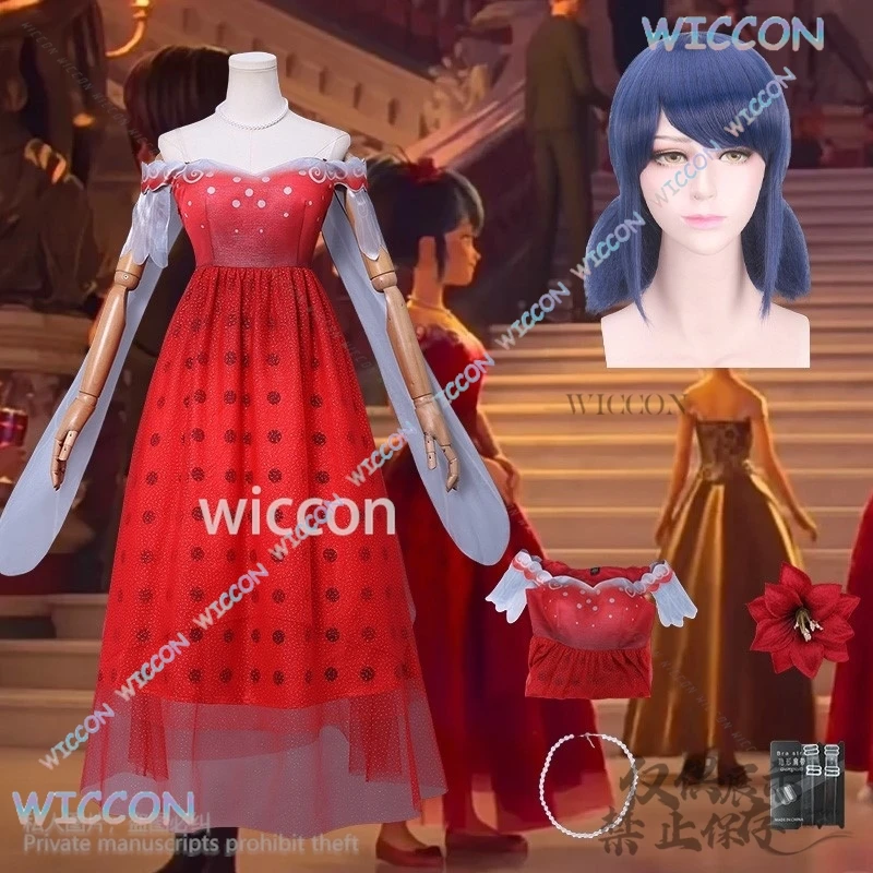 Anime Nady Bng Cosplay Mira Costume Printed Red Prom Gown Sweetheart Evening Dress Kawaii Puff Short Sleeves Cartoon Halloween 
Anime Nady Bng Cosplay Mira Costume Printed Red Prom Gown Sweetheart Evening Dress Kawaii Puff Short Sleeves Cartoon Halloween