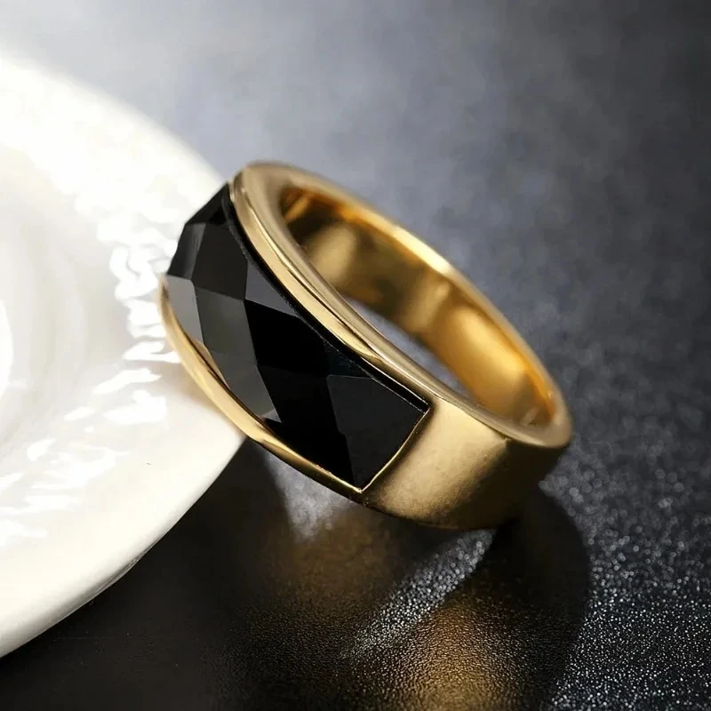 New Fashion Rings for Women/Men Wedding Jewelry Big Black Crystal Stone Ring 316L Stainless Steel Anillos Jewelry Gift
New Fashion Rings for Women/Men Wedding Jewelry Big Black Crystal Stone Ring 316L Stainless Steel Anillos Jewelry Gift