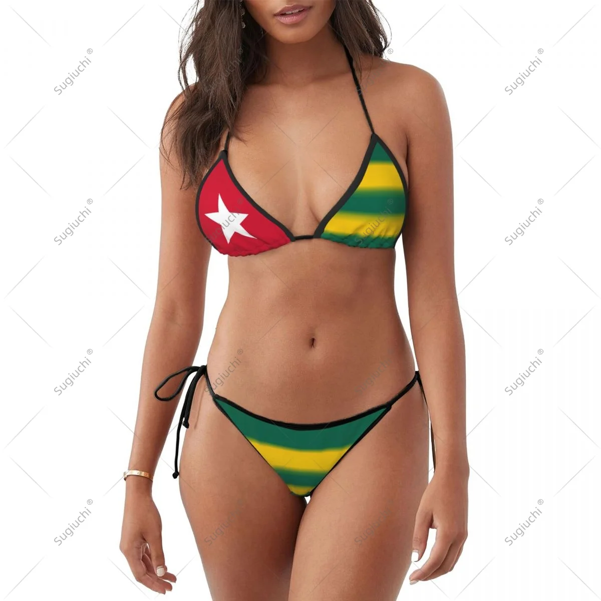 Women Girls Bikini Togo Flag Swimsuit Sets Three Point Beachwear Swimming Bathing Beach Party Suits Sexy Mujer
Women Girls Bikini Togo Flag Swimsuit Sets Three Point Beachwear Swimming Bathing Beach Party Suits Sexy Mujer