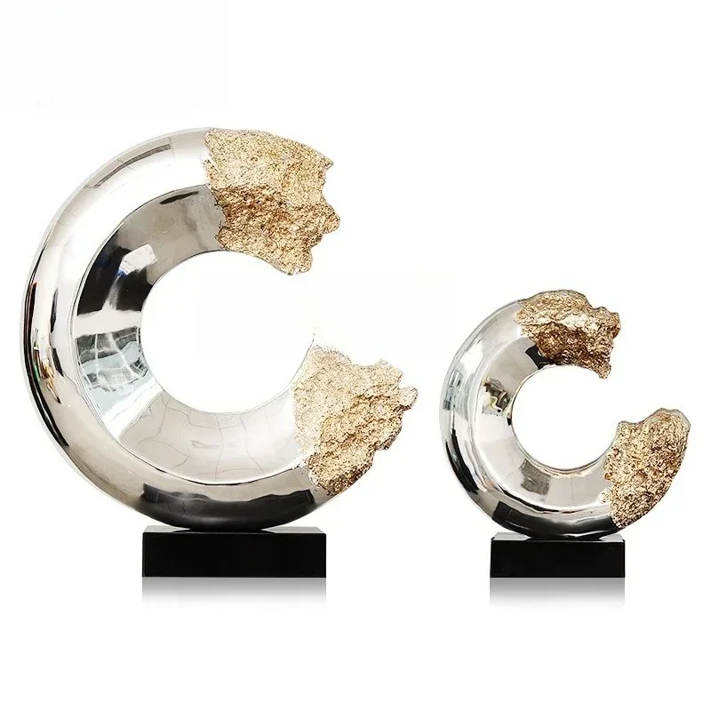 Gold seller Hotel abstract sculpture ornament, living room desktop entrance home soft decoration creative artwork
Gold seller Hotel abstract sculpture ornament, living room desktop entrance home soft decoration creative artwork