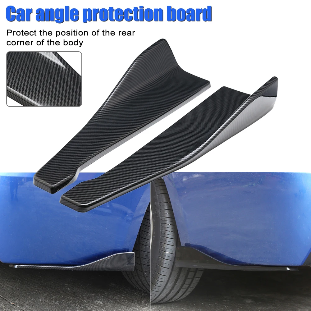 Universal Car Rear Bumper Spoiler Left/Right Rear Side Skirt Protector Carbon Fiber PP Winglet Diffuser Lip Scratch Protector
Universal Car Rear Bumper Spoiler Left/Right Rear Side Skirt Protector Carbon Fiber PP Winglet Diffuser Lip Scratch Protector