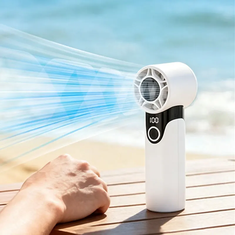 100 Speed Adjustable Handheld Fan with Display Screen 18000RPM Strong Wind 3000mAh Long Endurance Portable Fan For Home Outdoor
100 Speed Adjustable Handheld Fan with Display Screen 18000RPM Strong Wind 3000mAh Long Endurance Portable Fan For Home Outdoor