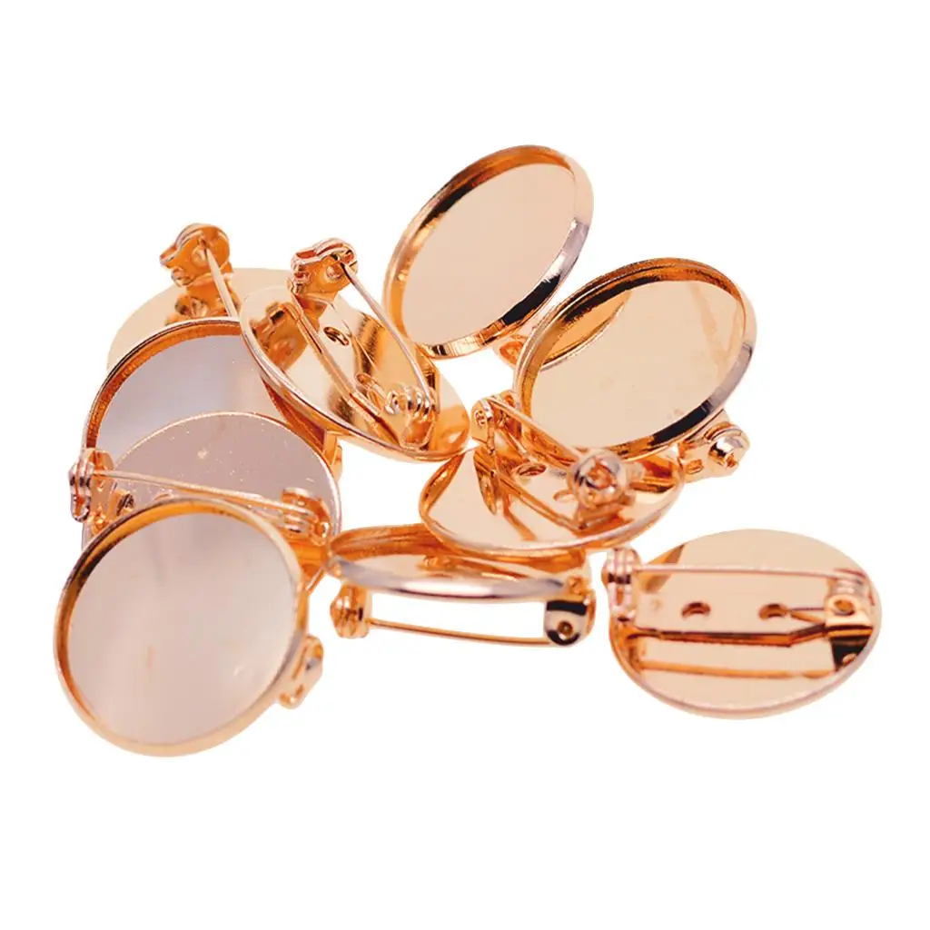 Elegant Brooch Pin Base 20mm Metal Round Blank Safety Pin Tray for DIY Jewelry Accessories
Elegant Brooch Pin Base 20mm Metal Round Blank Safety Pin Tray for DIY Jewelry Accessories