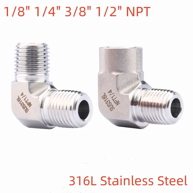 1/8 "1/4" 3/8 "1/2" NPT внутренняя наружная резьба из нержавеющей стали 316L кованый фитинг для труб колено 90 градусов разъем высокого давления
1/8 "1/4" 3/8 "1/2" NPT внутренняя наружная резьба из нержавеющей стали 316L кованый фитинг для труб колено 90 градусов разъем высокого давления