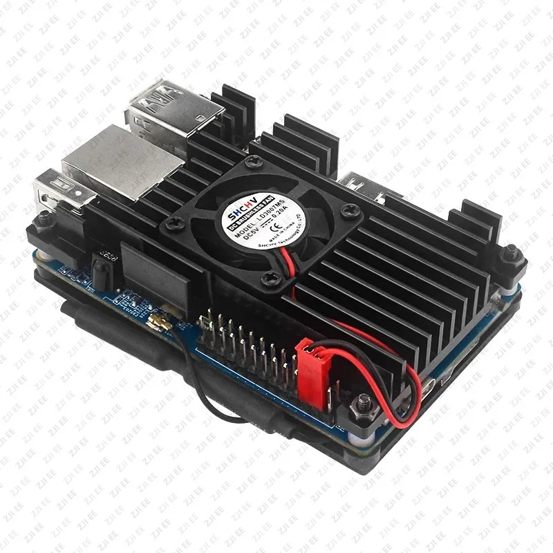 Orange Pi 3 LTS Aluminum Alloy Case with Fan Active Passive Cooling Enclouse Metal Heat Dissipation Shell for Orange Pi 3 4 LTS
Orange Pi 3 LTS Aluminum Alloy Case with Fan Active Passive Cooling Enclouse Metal Heat Dissipation Shell for Orange Pi 3 4 LTS