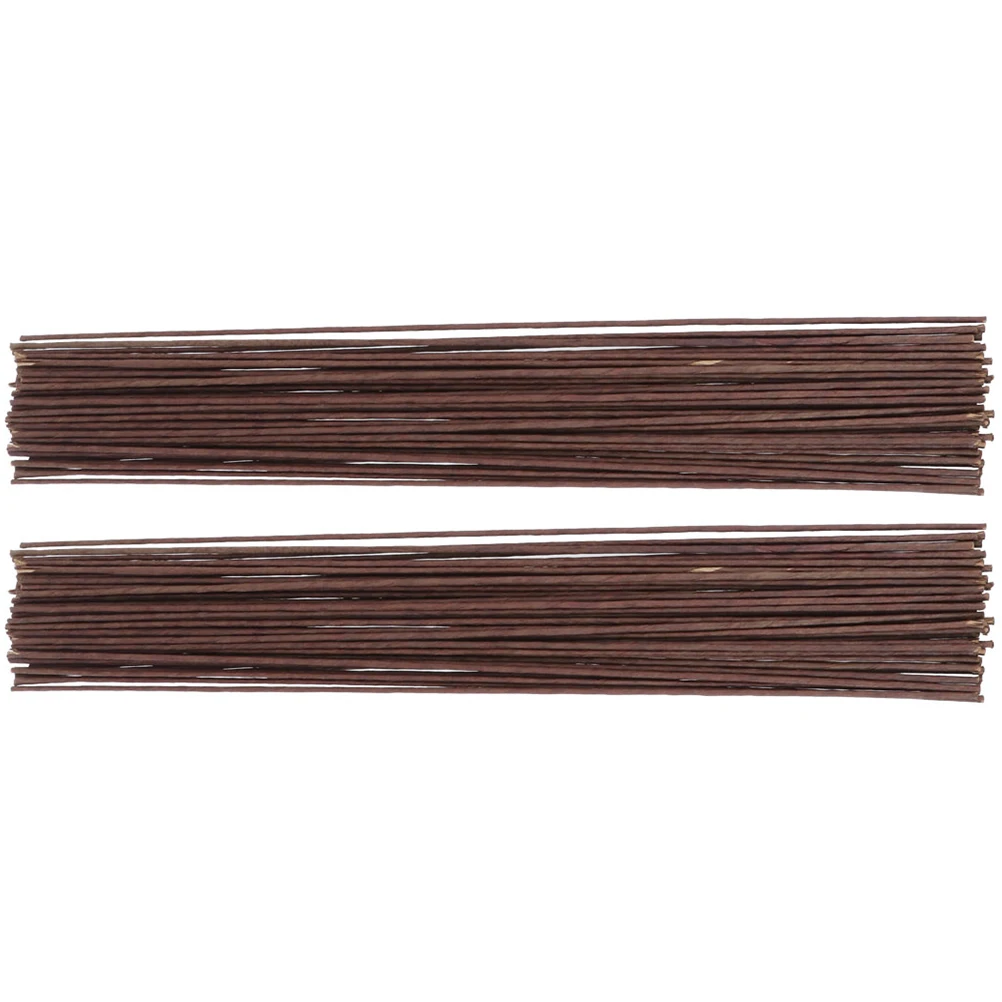 100pcs Coffee Brown 2mmx40cm Floral Wire Stems for DIY Crafts Wedding Home Garden Decoration Artificial Flowers Arrangement
100pcs Coffee Brown 2mmx40cm Floral Wire Stems for DIY Crafts Wedding Home Garden Decoration Artificial Flowers Arrangement