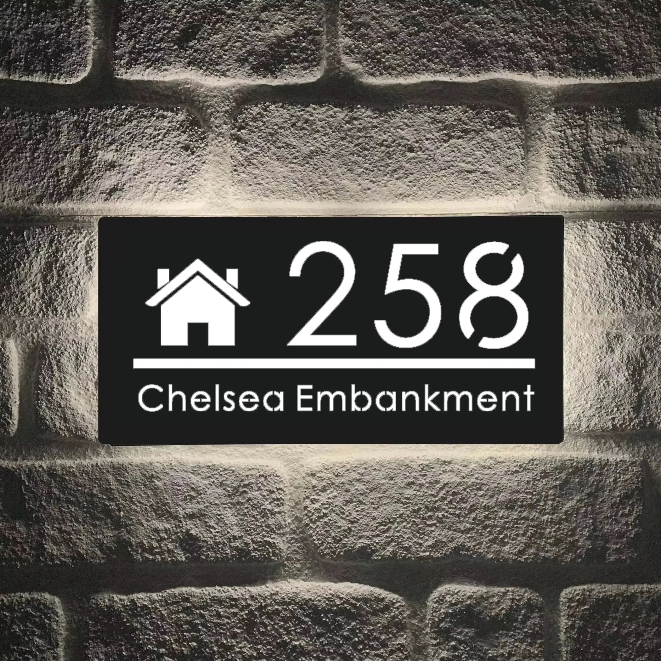 Personalized LED Backlit House Number Sign Custom Illuminated Address Plaque Modern Acrylic Door Plate Outdoor Waterproof Gift
Personalized LED Backlit House Number Sign Custom Illuminated Address Plaque Modern Acrylic Door Plate Outdoor Waterproof Gift