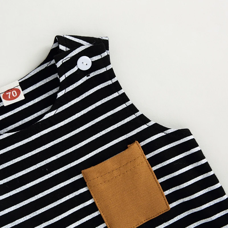Kid Boy Romper Summer Sleeveless Round Neck Striped Casual Party Street Jumpsuit
Kid Boy Romper Summer Sleeveless Round Neck Striped Casual Party Street Jumpsuit