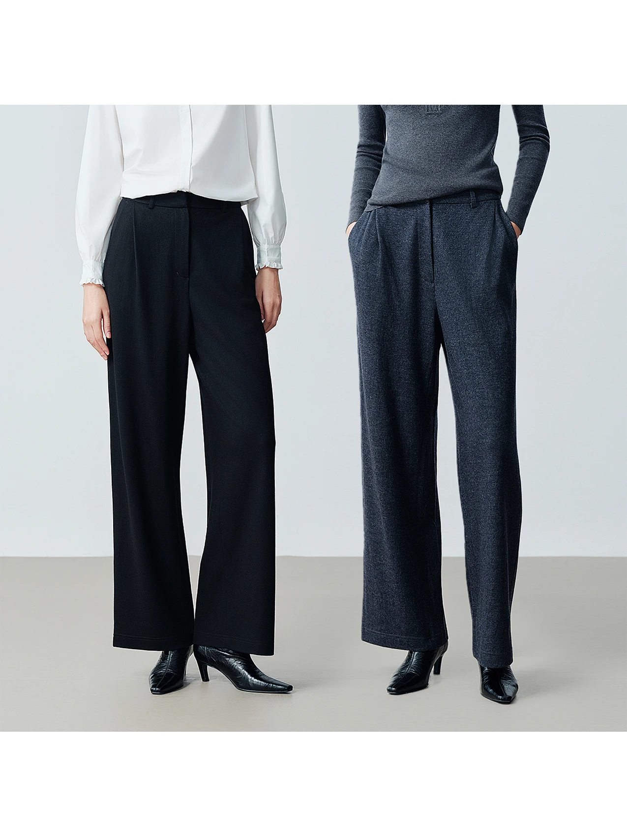 Брюки женские прямые из трикотажной шерсти, широкие, повседневные, на осень-зиму, с высокой талией, на молнии, с защитой от сминания
Брюки женские прямые из трикотажной шерсти, широкие, повседневные, на осень-зиму, с высокой талией, на молнии, с защитой от сминания