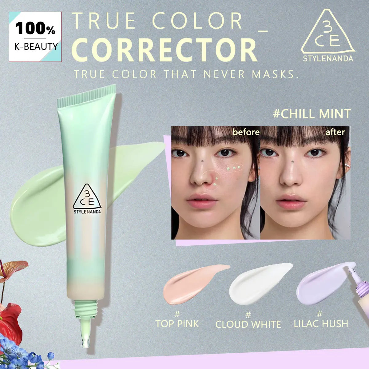 3CE LIQUID PRIMER,Smooth Texture,Oil-Controlling,Mattifying & Long-Lasting,Luxury Makeup,Korean Cosmetic,K-Beauty,Korean Makeup
3CE LIQUID PRIMER,Smooth Texture,Oil-Controlling,Mattifying & Long-Lasting,Luxury Makeup,Korean Cosmetic,K-Beauty,Korean Makeup
