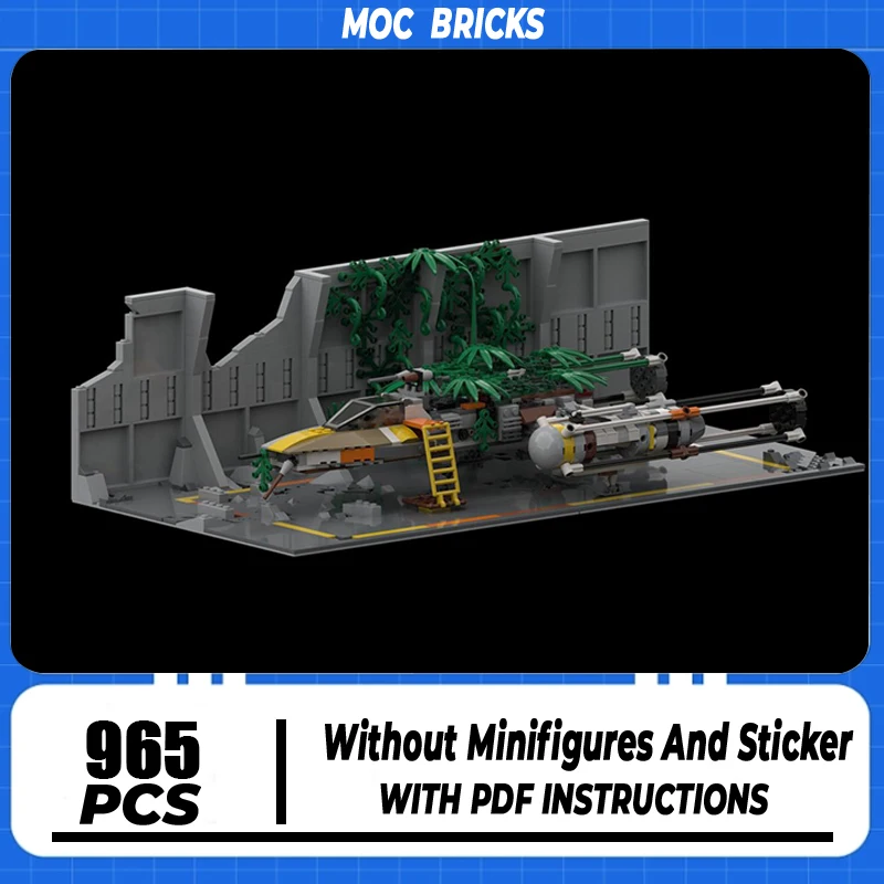 Star Movie Model Moc Building Blocks Abandoned Y Wing Diorama Model Technology Brick DIY Assembly Construction Set Toy
Star Movie Model Moc Building Blocks Abandoned Y Wing Diorama Model Technology Brick DIY Assembly Construction Set Toy