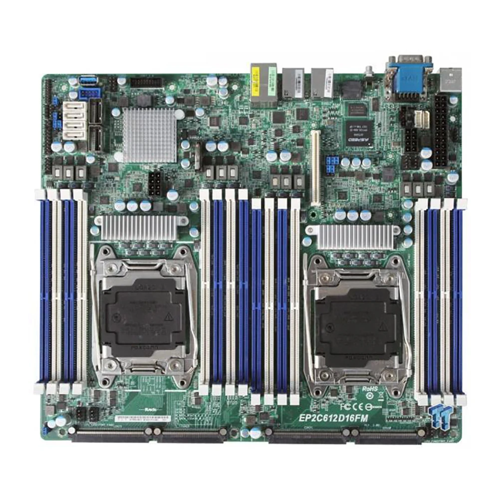 EP2C612D16FM For ASROCK LGA2011 C612 Support E5-2600 V3 V4 Server Motherboard
EP2C612D16FM For ASROCK LGA2011 C612 Support E5-2600 V3 V4 Server Motherboard