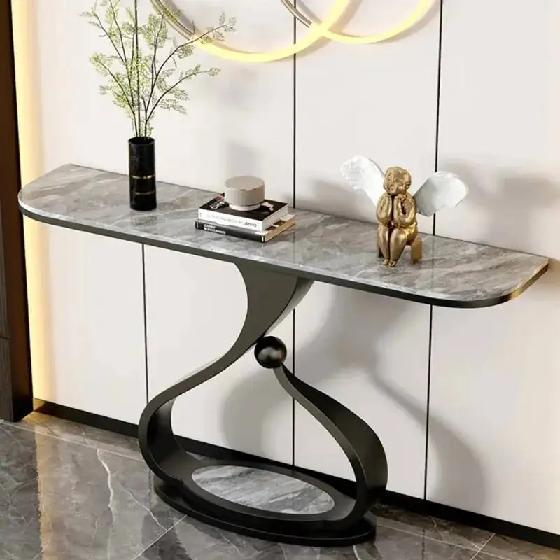 Table Luxury Simple Minimalist Hallway Marble Console Living Room Console Table Modern Aesthetic Tisch Wohnzimer Home Furniture 
Table Luxury Simple Minimalist Hallway Marble Console Living Room Console Table Modern Aesthetic Tisch Wohnzimer Home Furniture