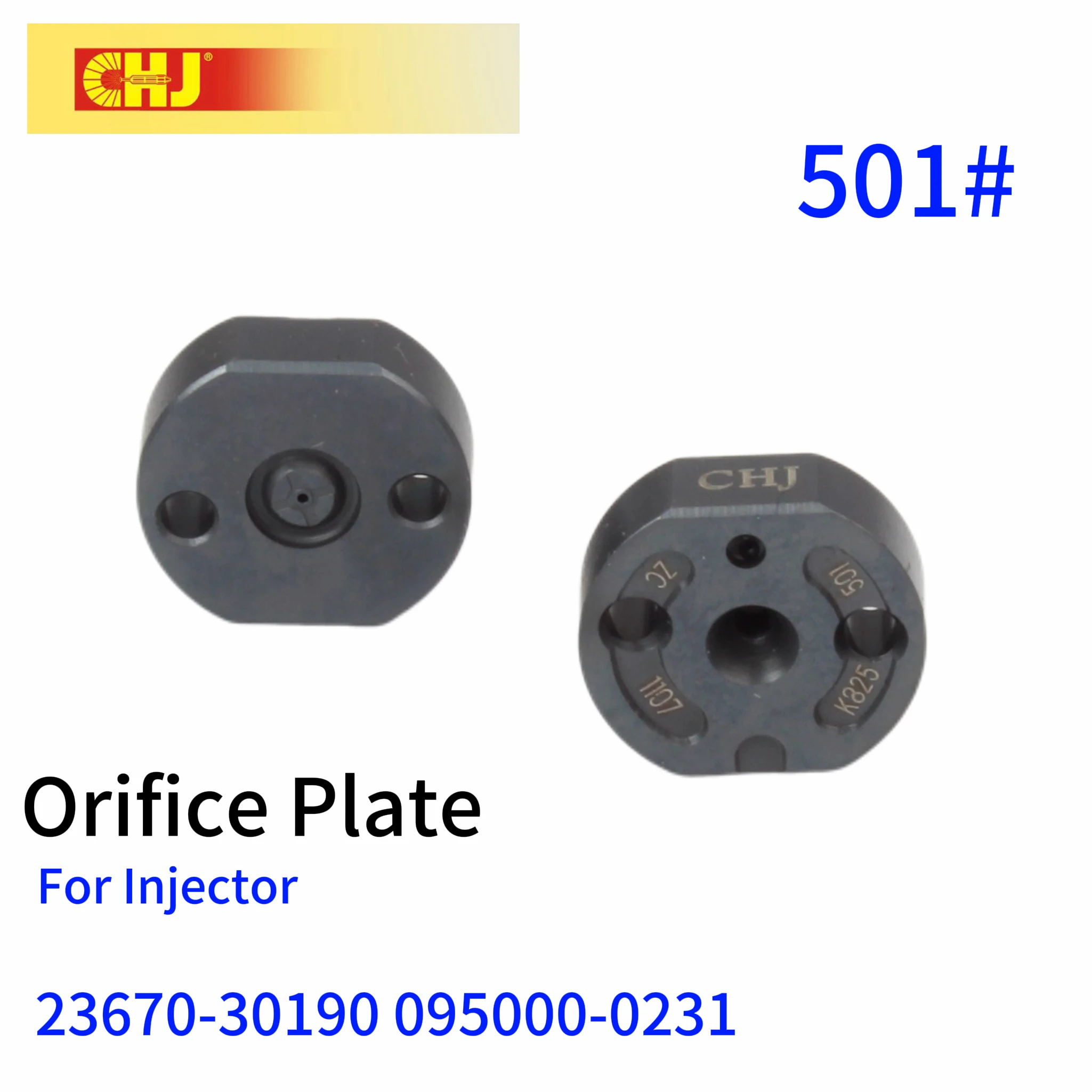 CHJ Orifice Plate 501# Common Rail Control Valve Used For Denso Injector 23670-30190 095000-0231
CHJ Orifice Plate 501# Common Rail Control Valve Used For Denso Injector 23670-30190 095000-0231