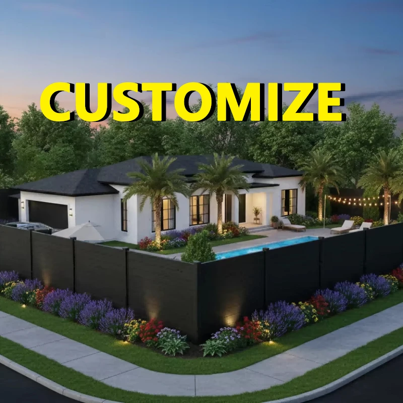 Any Size Custom Customizable WPC Fence Panel Weatherproof Composite Wood Garden Villa Privacy Security Slat Fencing Outdoor Barr
Any Size Custom Customizable WPC Fence Panel Weatherproof Composite Wood Garden Villa Privacy Security Slat Fencing Outdoor Barr
