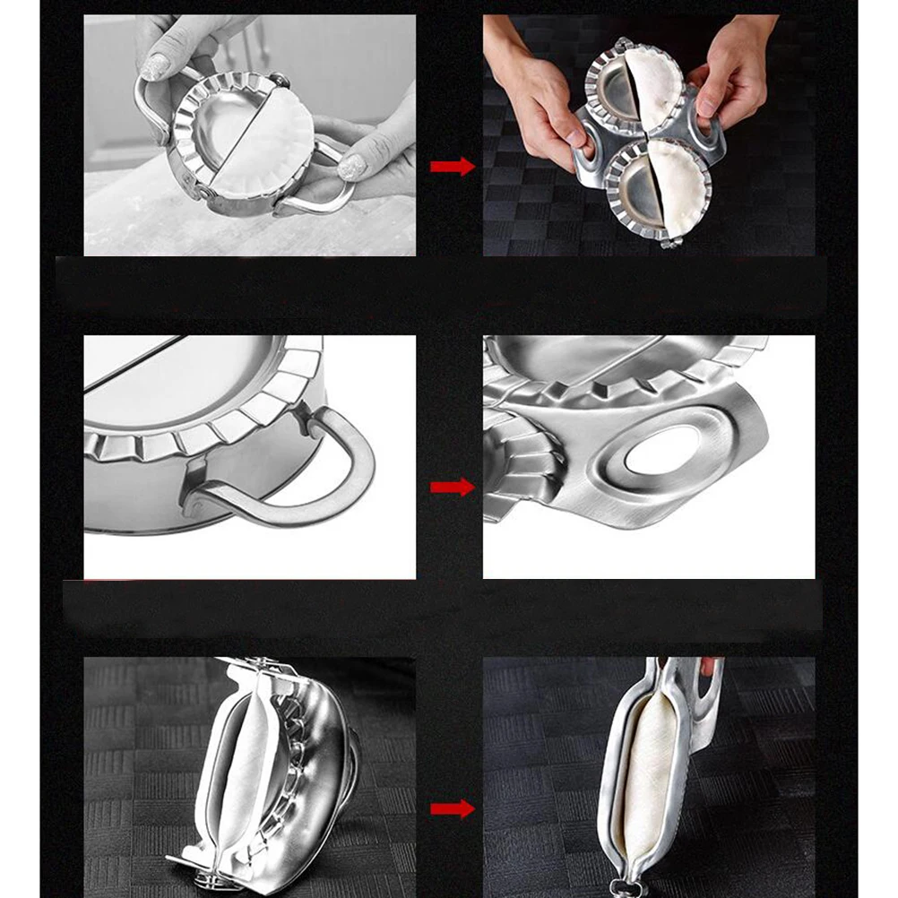Stainless Steel Dumpling Maker Wrapper Tool Mold Machine Perfect Dumplings Easy Use Clean Crimped Design Sealed Tight
Stainless Steel Dumpling Maker Wrapper Tool Mold Machine Perfect Dumplings Easy Use Clean Crimped Design Sealed Tight