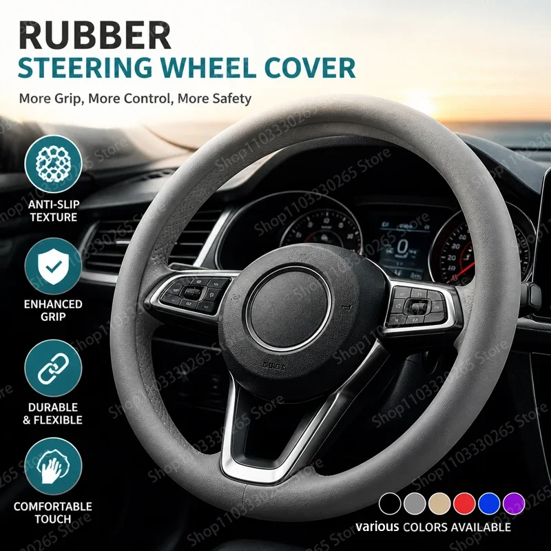 Four season silicone steering wheel cover, anti slip and wear-resistant steering wheel cover for new energy vehicles,
Four season silicone steering wheel cover, anti slip and wear-resistant steering wheel cover for new energy vehicles,