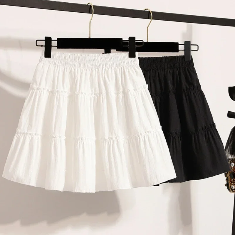 Fashion High Waist A-Line Big Size Mini Skirt Summer Women College Fashion Simple Commute Ballet Style White Cake Short Skirt
Fashion High Waist A-Line Big Size Mini Skirt Summer Women College Fashion Simple Commute Ballet Style White Cake Short Skirt