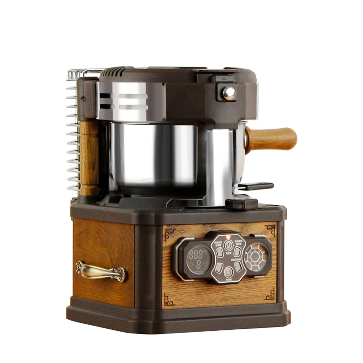 2026 Coffee roaster - low-noise, commercial home-use, fully automatic, small-sized, retro-style coffee bean roaster
2026 Coffee roaster - low-noise, commercial home-use, fully automatic, small-sized, retro-style coffee bean roaster