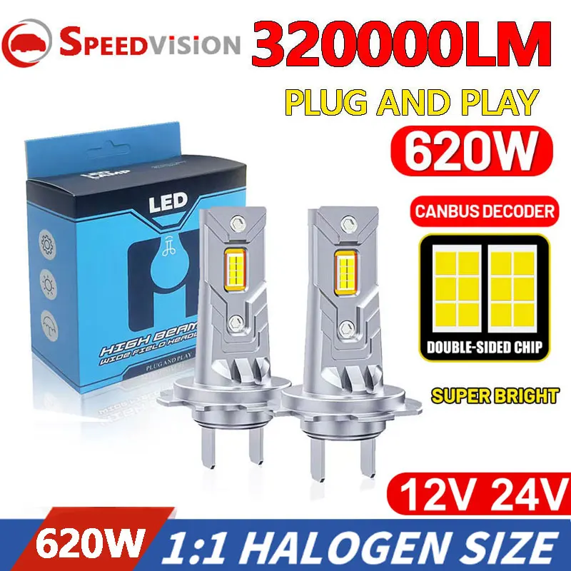 H7 LED Headlight Bulbs 9005 9006 HB3 HB4 9012 H4 H11 6000K CSP Car Headlamps Auto Diode Lamps Turbo Led 12V 24V Automobile Truck
H7 LED Headlight Bulbs 9005 9006 HB3 HB4 9012 H4 H11 6000K CSP Car Headlamps Auto Diode Lamps Turbo Led 12V 24V Automobile Truck