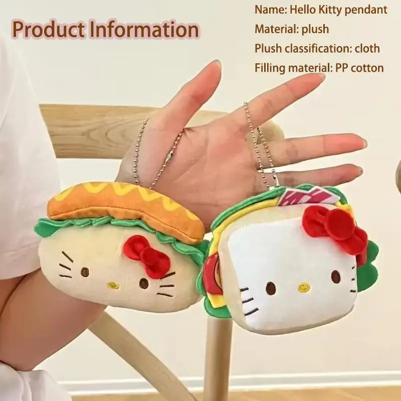 Hello Kitty Burger Plush Keychain Cute Kawaii Creative Plush Hanging Pendant Ornament Toy Decoration Girl's Christmas Gift
Hello Kitty Burger Plush Keychain Cute Kawaii Creative Plush Hanging Pendant Ornament Toy Decoration Girl's Christmas Gift