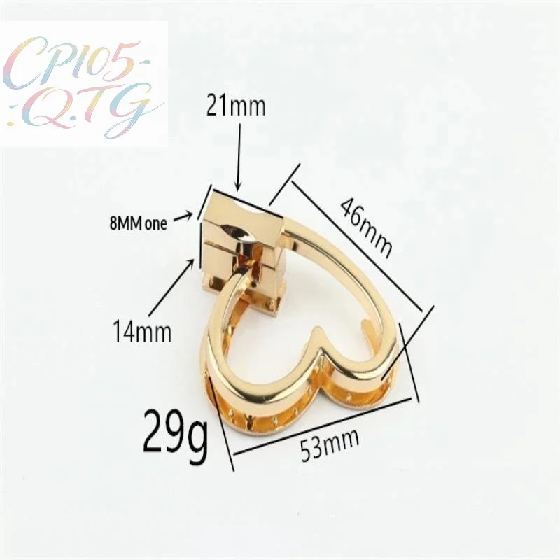 Double Heart Clasp Buckles Twist Locks For Handbag Handbag Purse Closure Toggle Latch Buckles DIY Bag Hardware Bag Accessories
Double Heart Clasp Buckles Twist Locks For Handbag Handbag Purse Closure Toggle Latch Buckles DIY Bag Hardware Bag Accessories