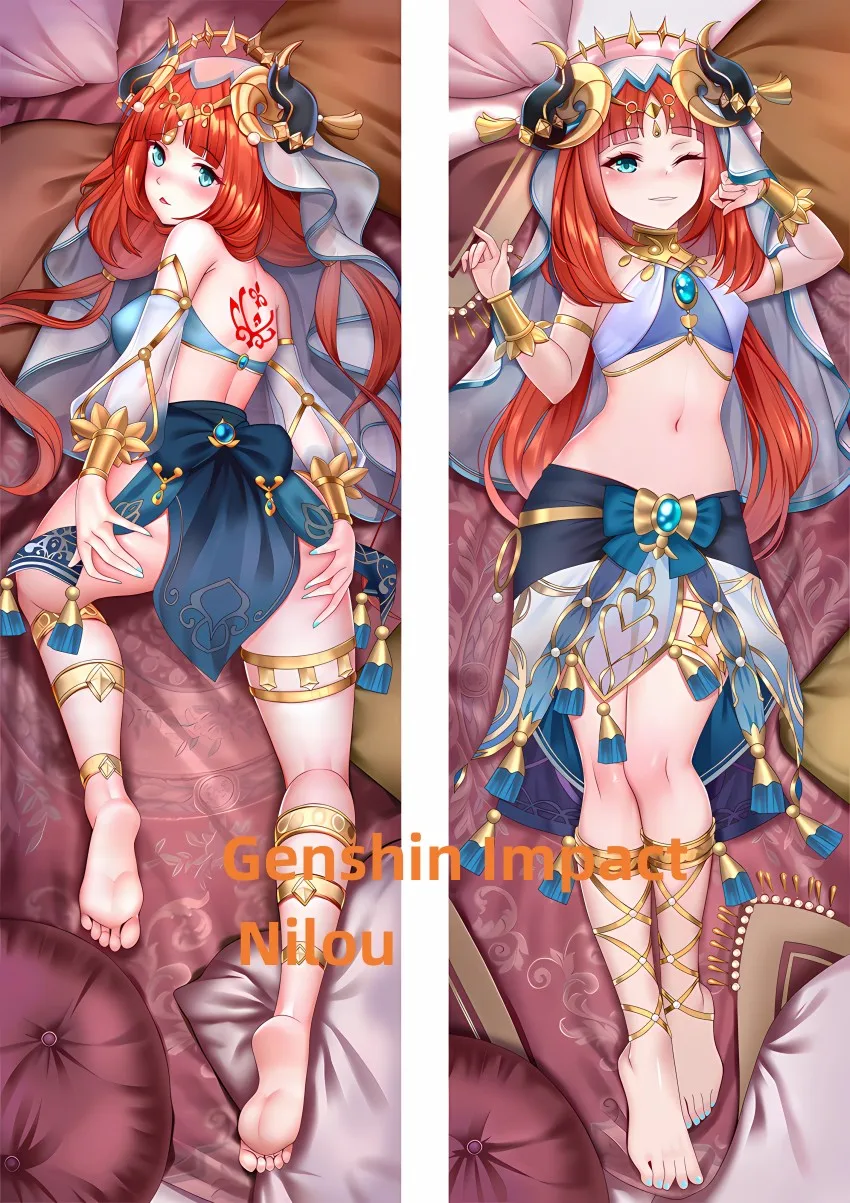 Подушка Dakimakura с рисунком из аниме чехол Genshin Impact Nilou, двусторонняя наволочка для тела в натуральную величину, подарки на заказ
Подушка Dakimakura с рисунком из аниме чехол Genshin Impact Nilou, двусторонняя наволочка для тела в натуральную величину, подарки на заказ
