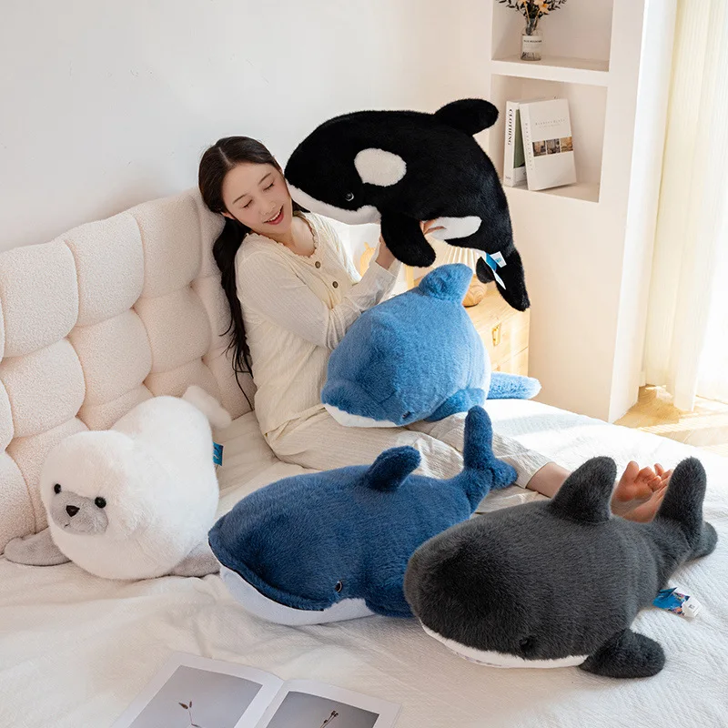 Stuffed Large Size Blue Whale Shark Dolhpin Plush Toy Cartoon Sea Animal Sealion Plush Toys Birthday Gifts
Stuffed Large Size Blue Whale Shark Dolhpin Plush Toy Cartoon Sea Animal Sealion Plush Toys Birthday Gifts
