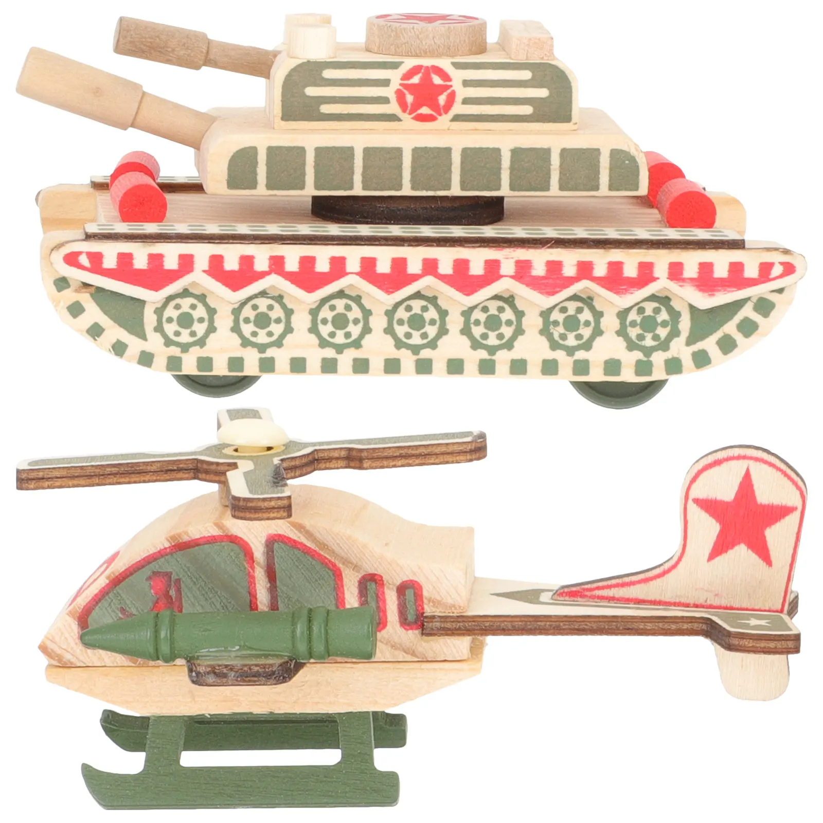 2Pcs Children Military Helicopter Set Wooden Tank Vehicle Mini Hand Eye Coordination Cognitive Plaything Gift Toy Tank
2Pcs Children Military Helicopter Set Wooden Tank Vehicle Mini Hand Eye Coordination Cognitive Plaything Gift Toy Tank