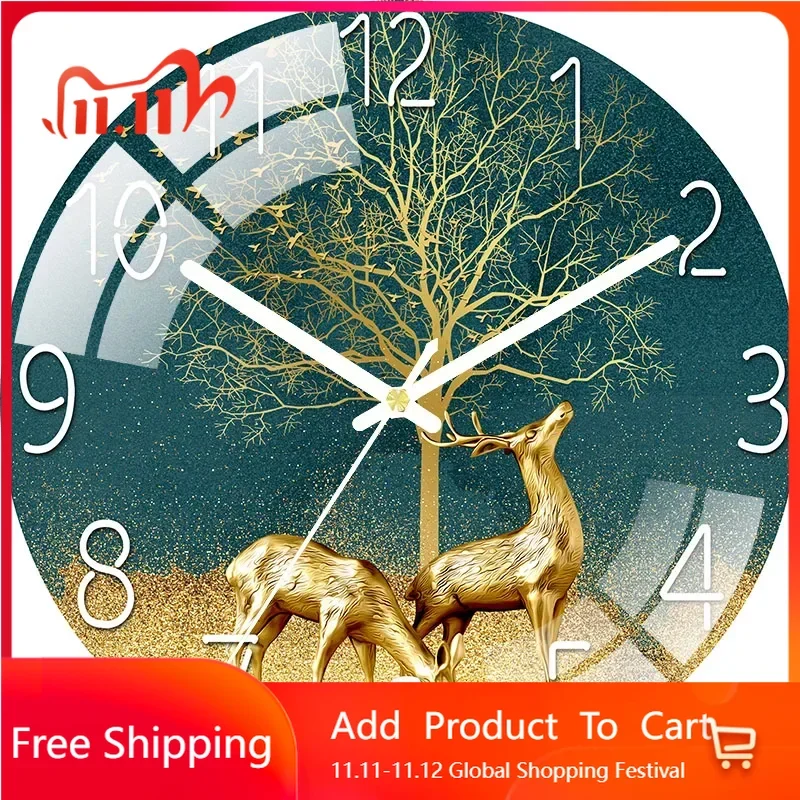 European Living Room Wall Clocks Art Mural Luxury Restaurant Nordic Fashion Wall Watch Conference Duvar Saati Room Decorations
European Living Room Wall Clocks Art Mural Luxury Restaurant Nordic Fashion Wall Watch Conference Duvar Saati Room Decorations