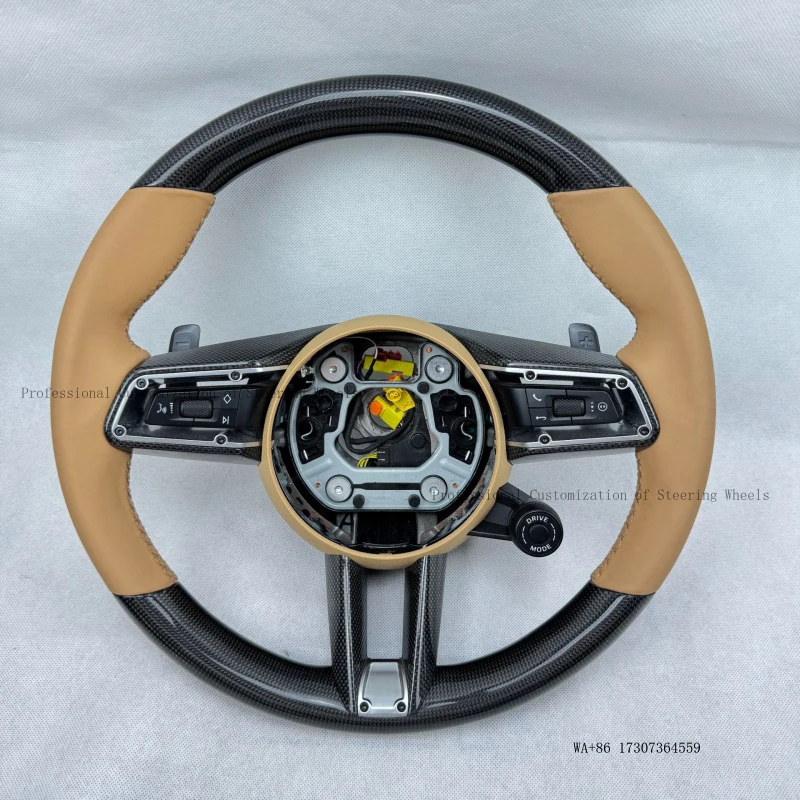 Suitable for Porsche Panamera, Cayenne, 911, Cayman, Macan, 718, 991 old models modified to new style steering wheel
Suitable for Porsche Panamera, Cayenne, 911, Cayman, Macan, 718, 991 old models modified to new style steering wheel