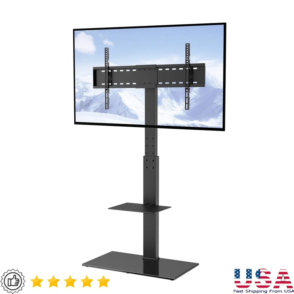 Modern Universal TV Stand Mount Swivel Height Adjustable Freestanding Glass Base Supports 32-85 Inch TVs Easy Assembly Stable
Modern Universal TV Stand Mount Swivel Height Adjustable Freestanding Glass Base Supports 32-85 Inch TVs Easy Assembly Stable