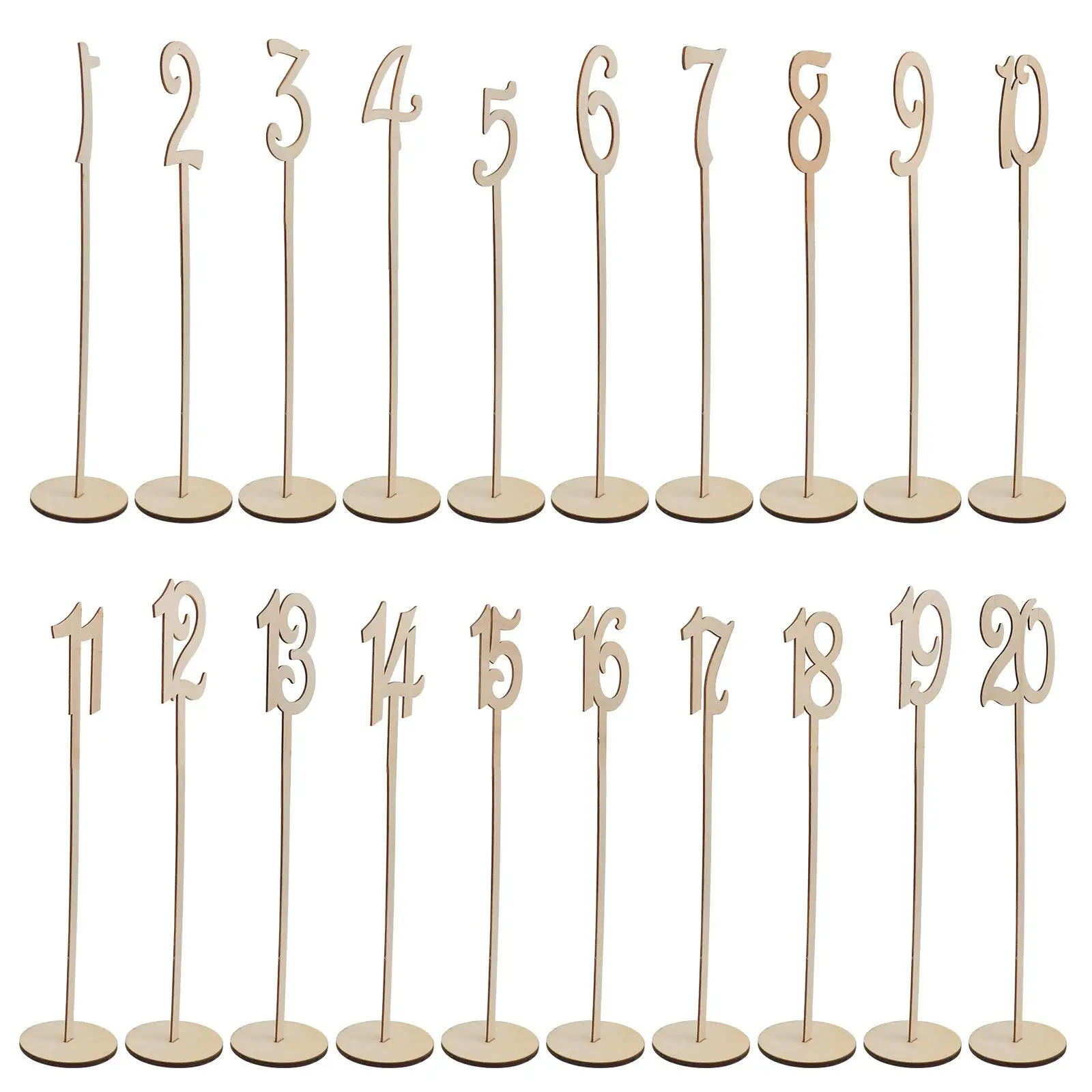 Wooden Table Numbers Wedding Natural Material Lightweight Party Anniversary Festivals Photography Props
Wooden Table Numbers Wedding Natural Material Lightweight Party Anniversary Festivals Photography Props