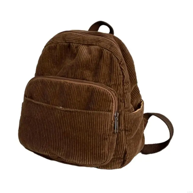 63HC Compact Corduroy Backpack Retro Design Rucksack School Bag Daypack for Trendy Individuals
63HC Compact Corduroy Backpack Retro Design Rucksack School Bag Daypack for Trendy Individuals