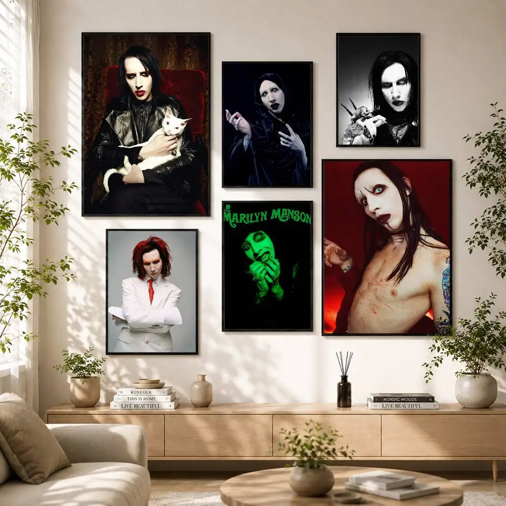 M-Marilyn M-Manson Poster Versatile HD Waterproof Wall Art Self-Adhesive Decor for Any Space Ideal Gift
M-Marilyn M-Manson Poster Versatile HD Waterproof Wall Art Self-Adhesive Decor for Any Space Ideal Gift