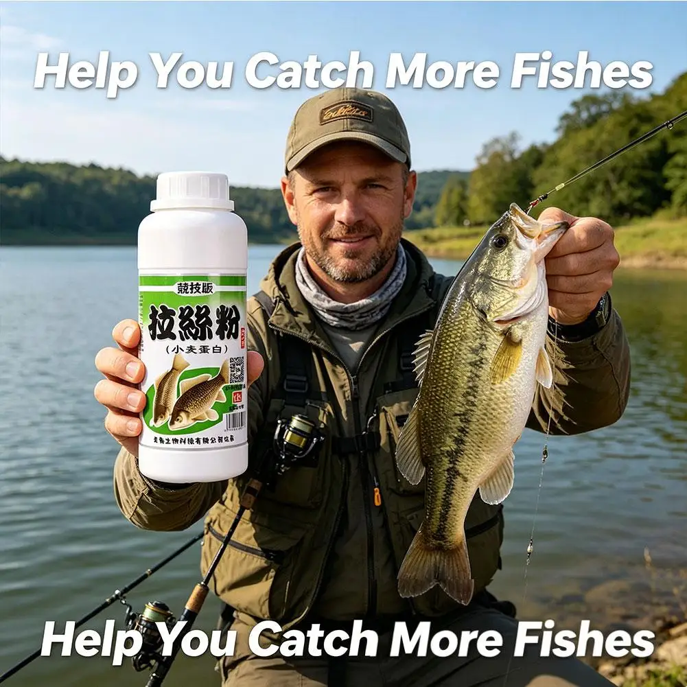 Fishing Bait 250g Bottle Enhanced Version Binder Powder Wild Fishing Big Ball Lure Additive For Competitive Freshwater Angling
Fishing Bait 250g Bottle Enhanced Version Binder Powder Wild Fishing Big Ball Lure Additive For Competitive Freshwater Angling