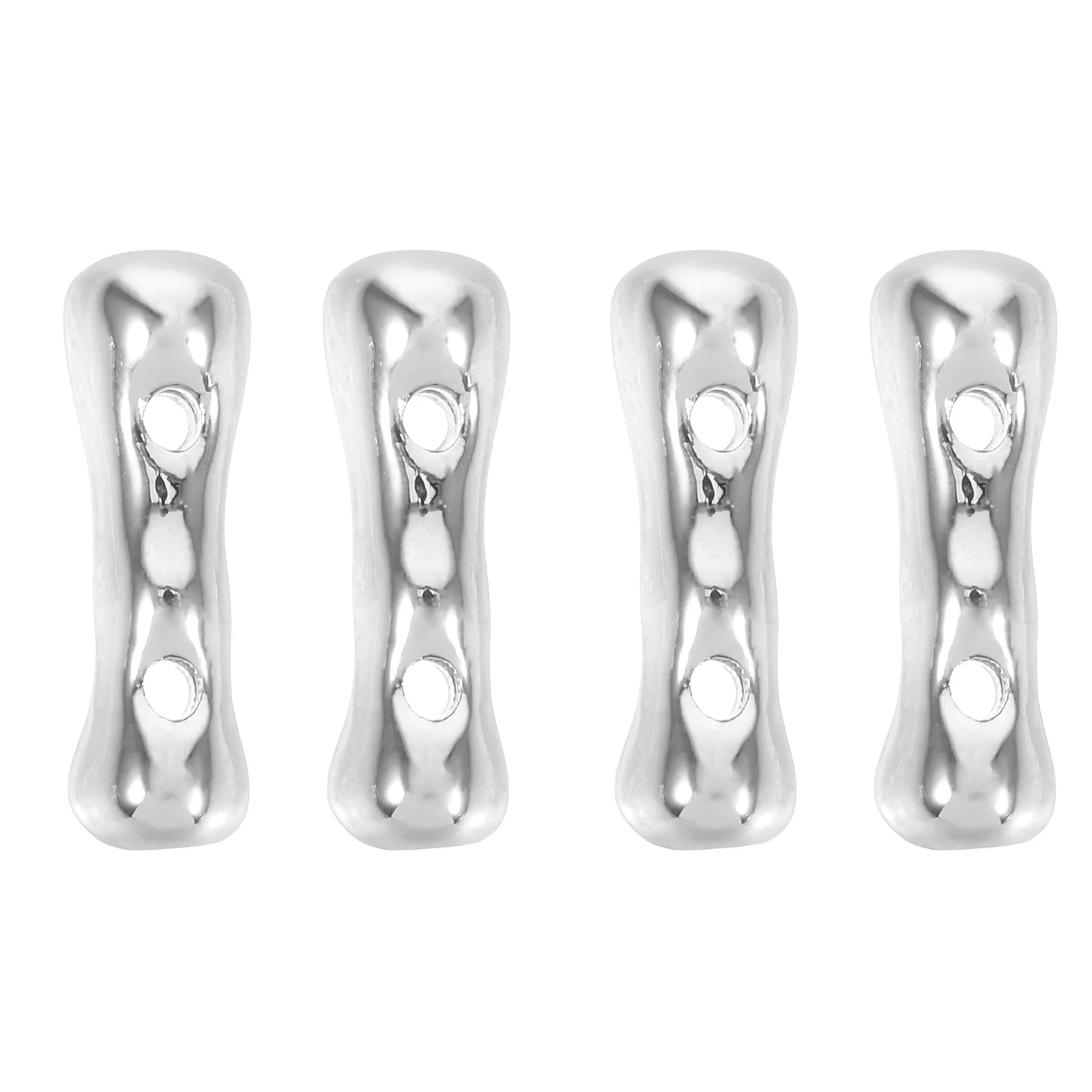 4Pcs Handmade Bead Jewelry Spacer Beads Double Hole Copper Craft Supplies for DIY Bracelet Necklace Making Elegant Craftspacers
4Pcs Handmade Bead Jewelry Spacer Beads Double Hole Copper Craft Supplies for DIY Bracelet Necklace Making Elegant Craftspacers