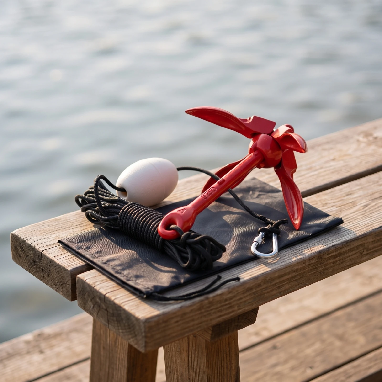 Kayak Anchor Kit Compact Kayak Anchor with Rope Rust-Resistant Heavy-Duty for Kayakers, Inflatable Boating
Kayak Anchor Kit Compact Kayak Anchor with Rope Rust-Resistant Heavy-Duty for Kayakers, Inflatable Boating
