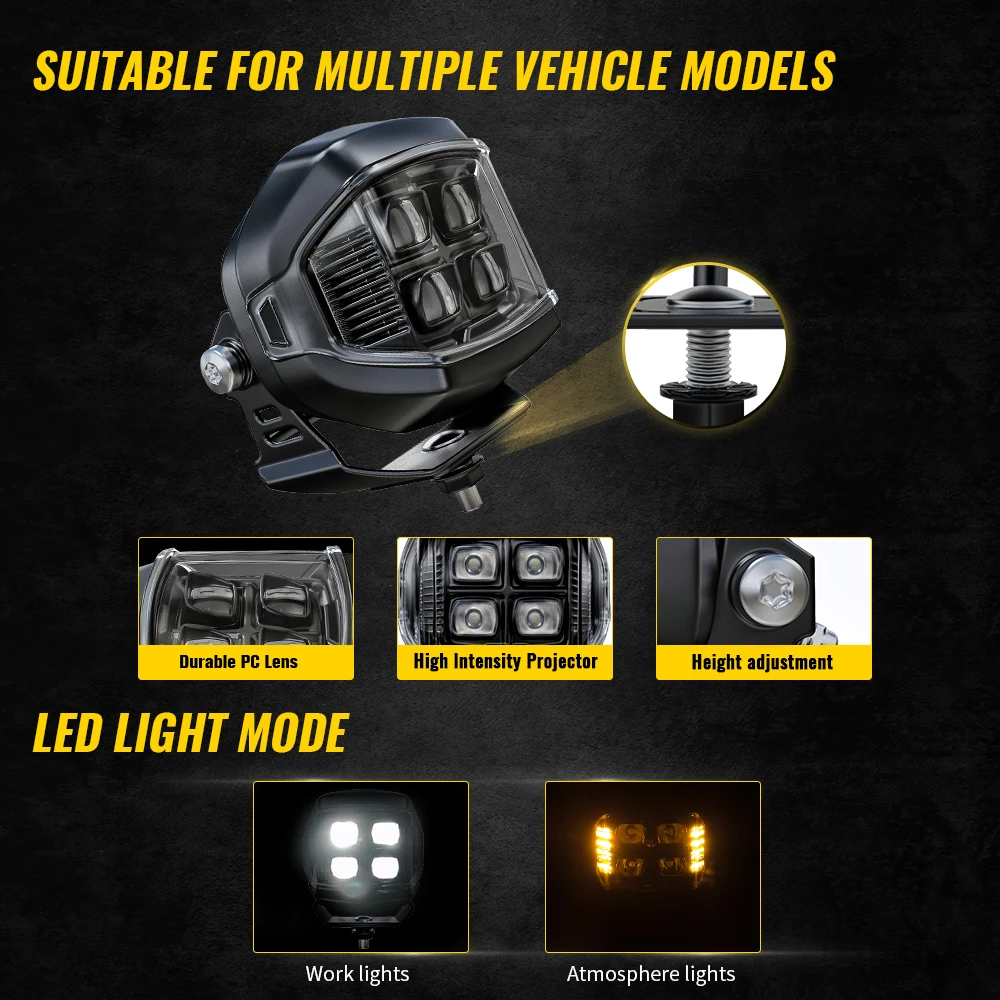 Hot Sale 4x4 Offroad Car Accessories LED Driving Light Spot/Flood Beam Work Lights
Hot Sale 4x4 Offroad Car Accessories LED Driving Light Spot/Flood Beam Work Lights