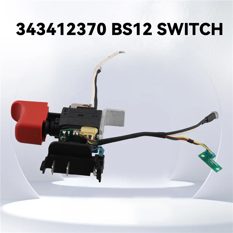 ABVA-BS12 Power Tool Switch For METABO Power Max BS 10.8V 12V Cordless Drill Trigger Quick 343412370 Power Tool Accessories 
ABVA-BS12 Power Tool Switch For METABO Power Max BS 10.8V 12V Cordless Drill Trigger Quick 343412370 Power Tool Accessories