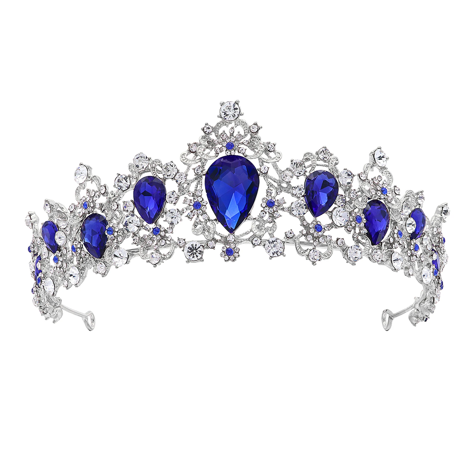 Princess Bridal Tiara Crown Women Pageant Hair Accessories Pearl Blue Rhinestones Wedding Engagement Elegant Design Lightweight
Princess Bridal Tiara Crown Women Pageant Hair Accessories Pearl Blue Rhinestones Wedding Engagement Elegant Design Lightweight