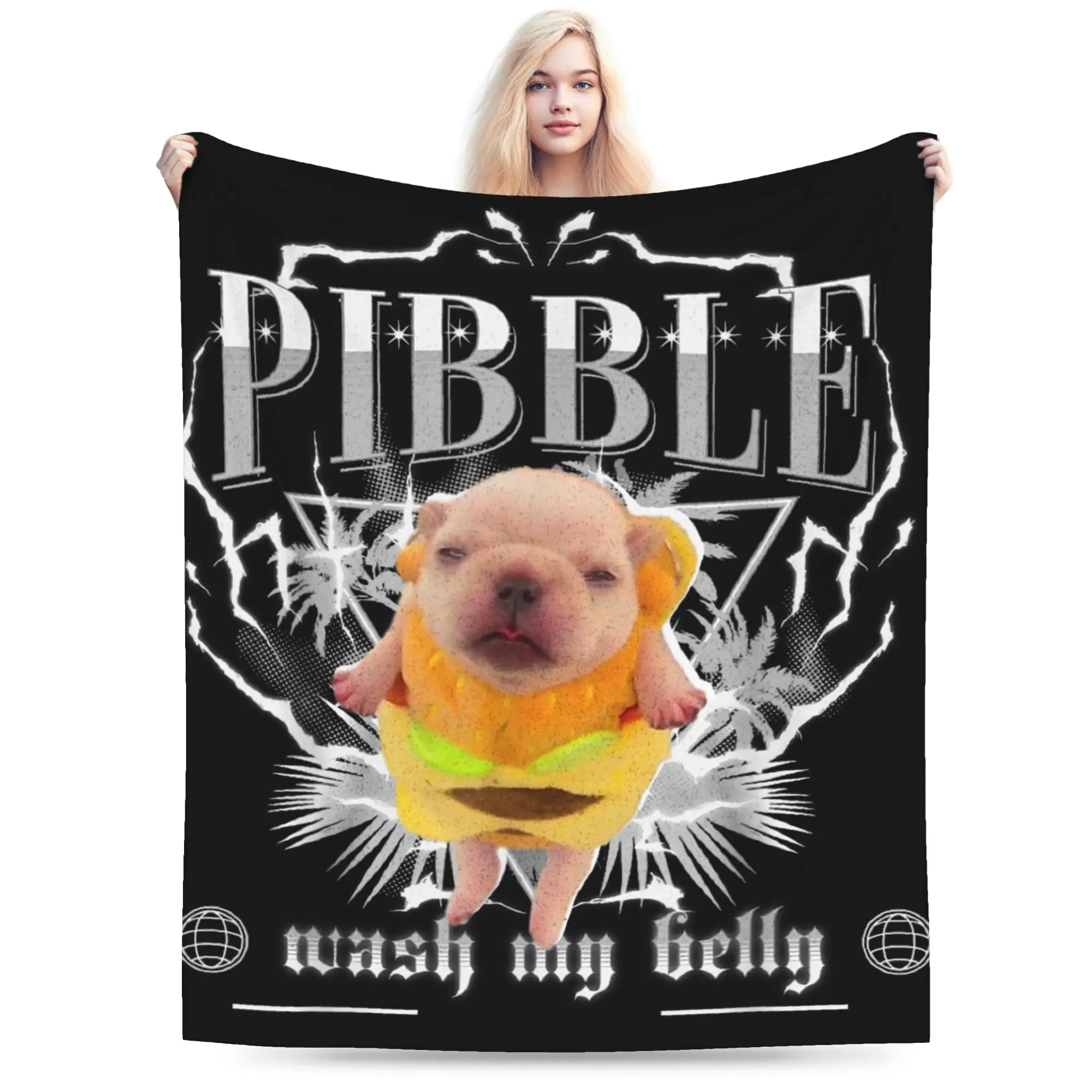 Funny pibble Meme wash My Belly Clean My Belly Meme Flannel Blankets Super Warm Throw Blanket for Bedroom Bedspread Bed Cover
Funny pibble Meme wash My Belly Clean My Belly Meme Flannel Blankets Super Warm Throw Blanket for Bedroom Bedspread Bed Cover